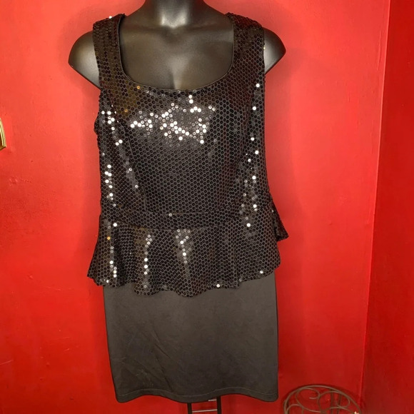 Ruby Rox Plus Size Sequin Dress Size 20 - Picture 1 of 5